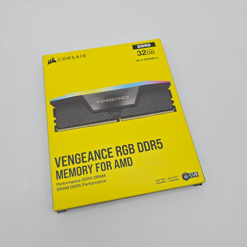Corsair Vengeance RGB 32GB DDR5, 6000MHz, CL30-36-36-76, Desktop Gaming Memory RAM (2x16GB)