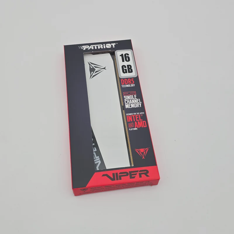 Patroit Viper Elite 5 16GB DDR5, 6000MHz, CL30, Desktop Gaming Memory RAM (1x16GB)