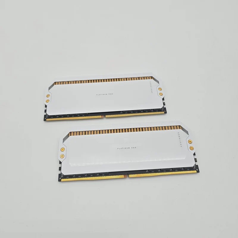 Corsair Dominator Platinum RGB White 64GB DDR5, 5200MHz, CL40-40-40-77, Desktop Gaming Memory RAM (2x32GB)