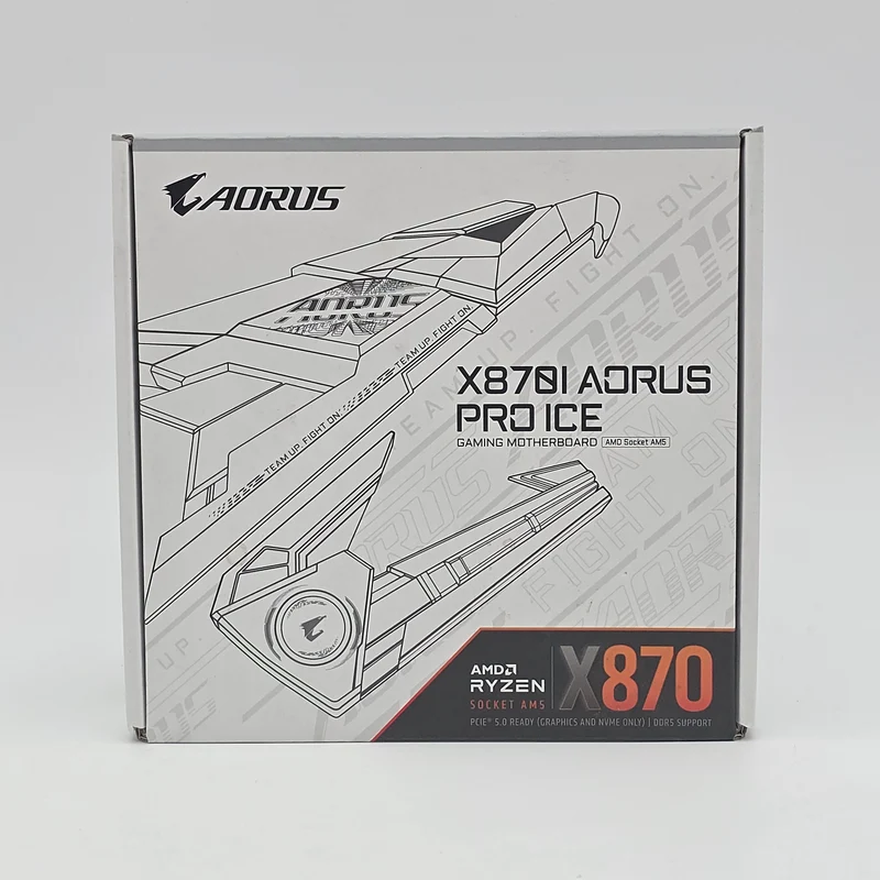 Gigabyte Aorus X870I Aorus Pro Ice, AMD Socket AM5, Mini-ITX Desktop Gaming Motherboard