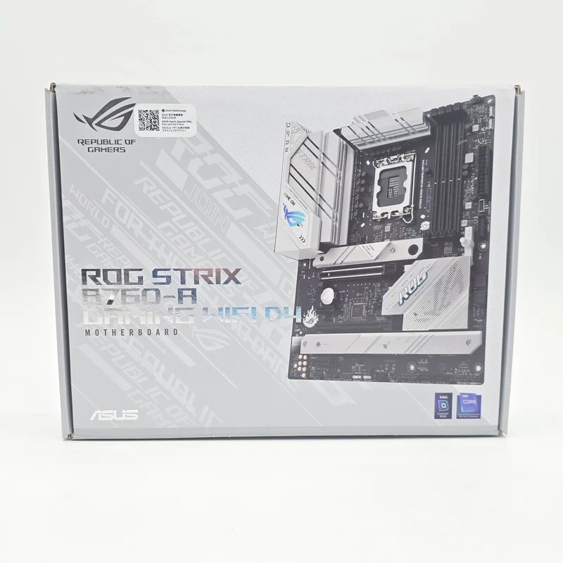 ASUS ROG STRIX B760-A Gaming WiFi D4, Intel Socket LGA 1700, ATX Desktop Gaming Motherboard