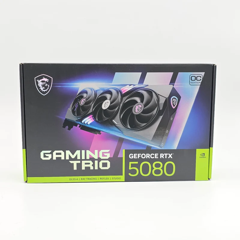 RTX 5080 MSI Gaming Trio OC 16GB, NVIDIA Gaming Graphics Card GPU