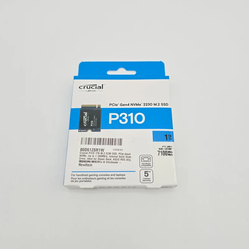 Micron Crucial P310 1TB, NVMe 2230 M.2 SSD Storage