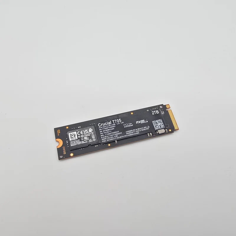 Micron Crucial T705 2TB, NVMe SSD Storage
