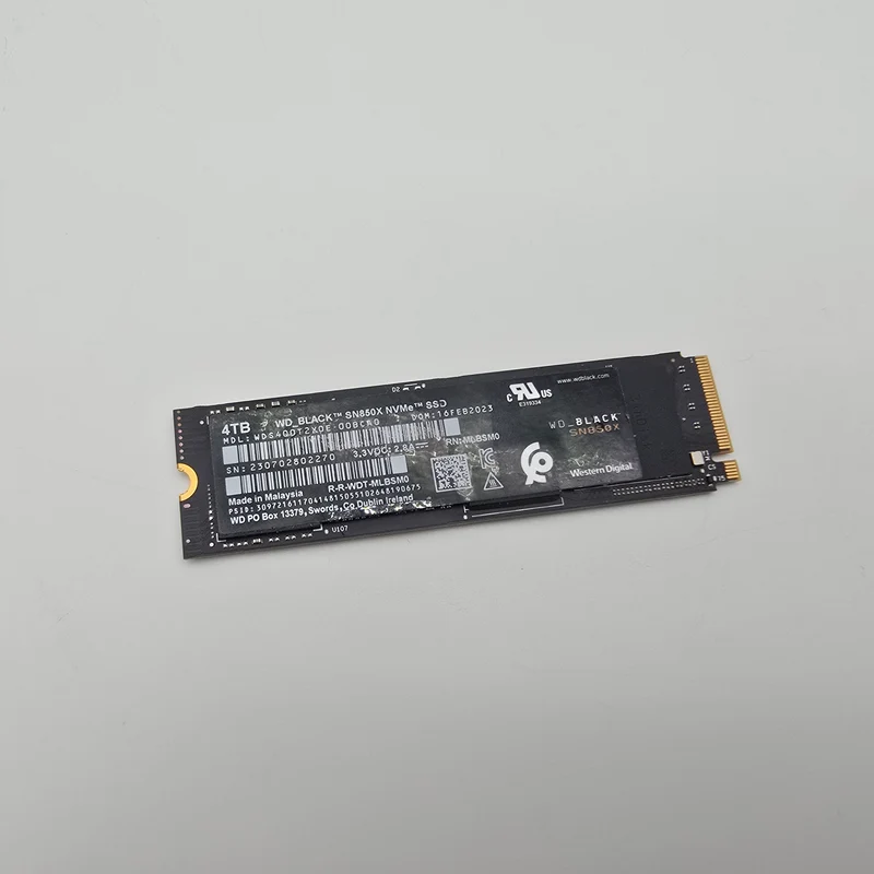 Western Digital WD_Black SN850X 4TB, NVMe SSD Storage