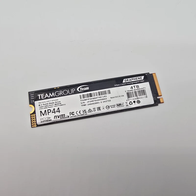 Teamgroup MP44 4TB, NVMe SSD Storage