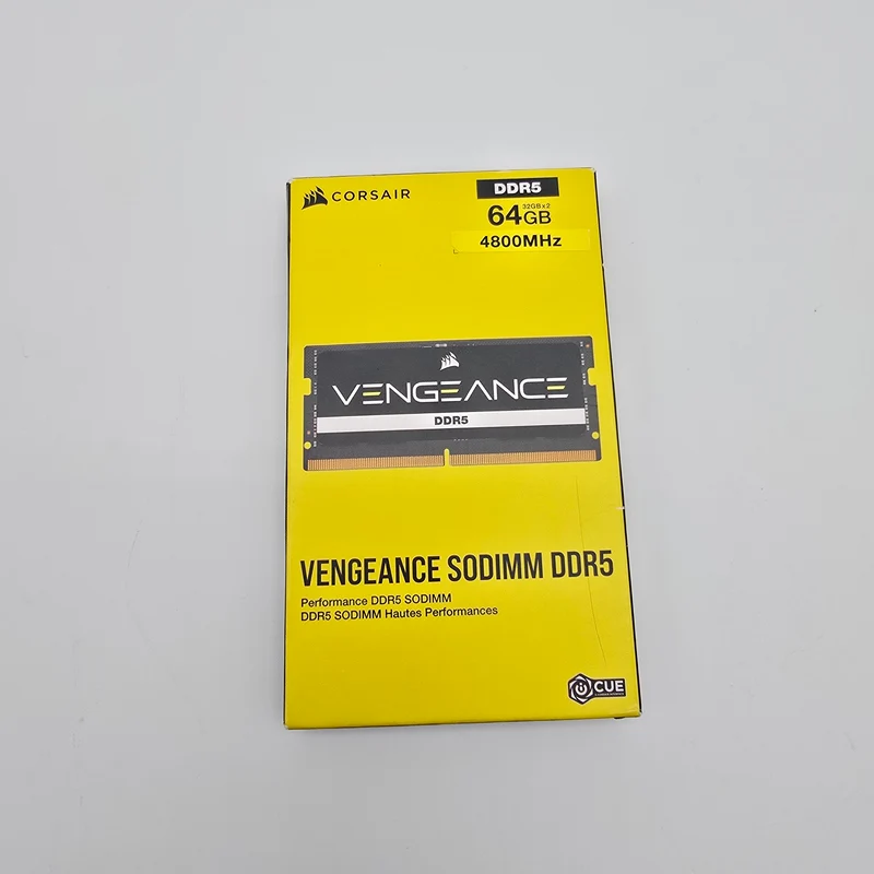 Corsair Vengeance 64GB DDR5, 4800MHz, SODIMM Gaming Laptop Memory RAM (2x32GB)