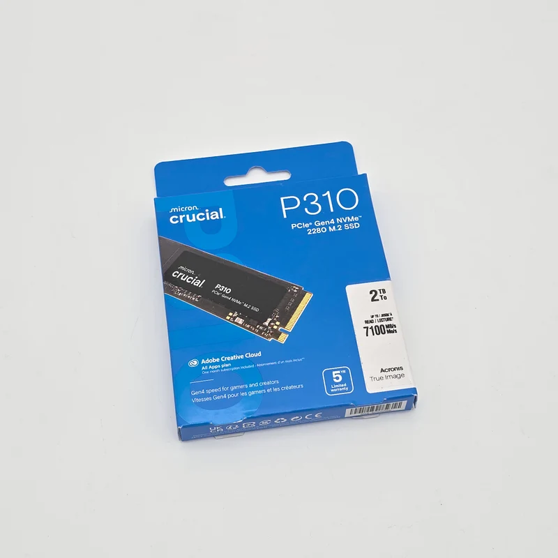 Micron Crucial P310 2TB, Up to 7100 MB/s, NVMe SSD Storage