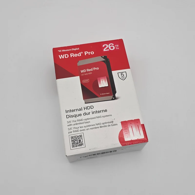 Western Digital WD Red Pro 26TB, Internal SATA HDD Storage
