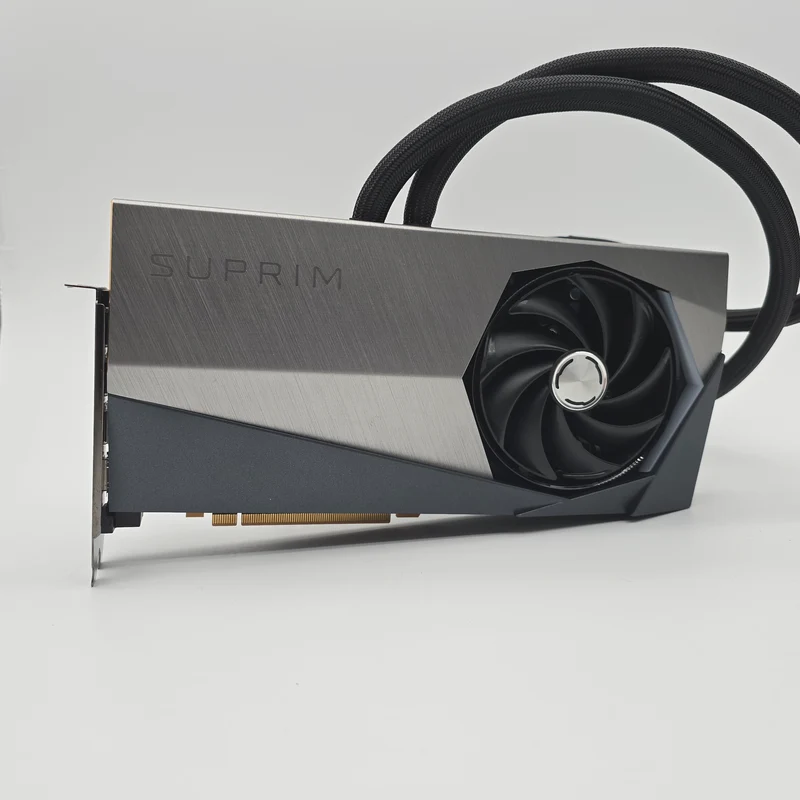 RTX 4090 MSI Suprim Liquid X 24GB, NVIDIA Gaming Graphics Card GPU, AIO Liquid Cooled