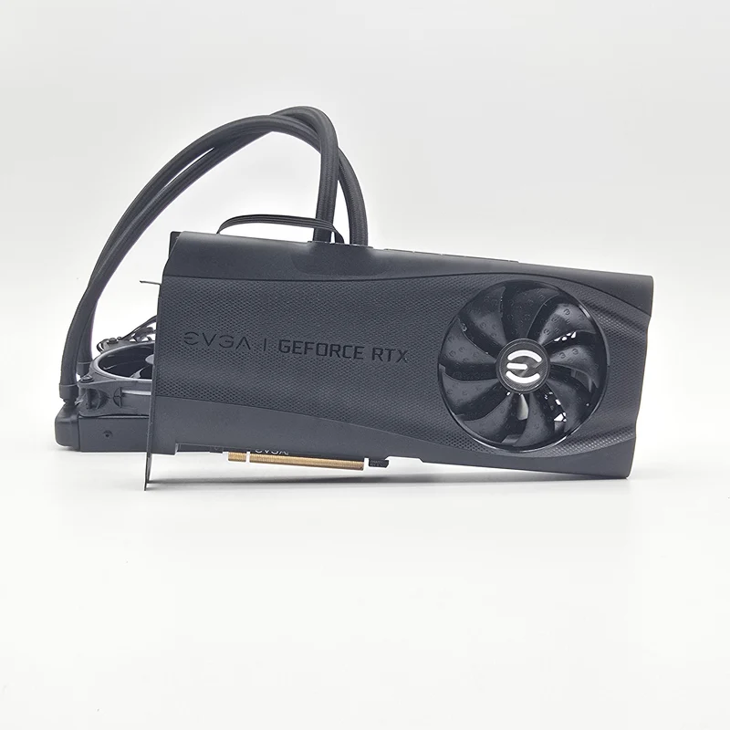 RTX 3090 EVGA FTW3 Ultra Hybrid 24GB, NVIDIA Gaming Graphics Card GPU, AIO Liquid Cooled