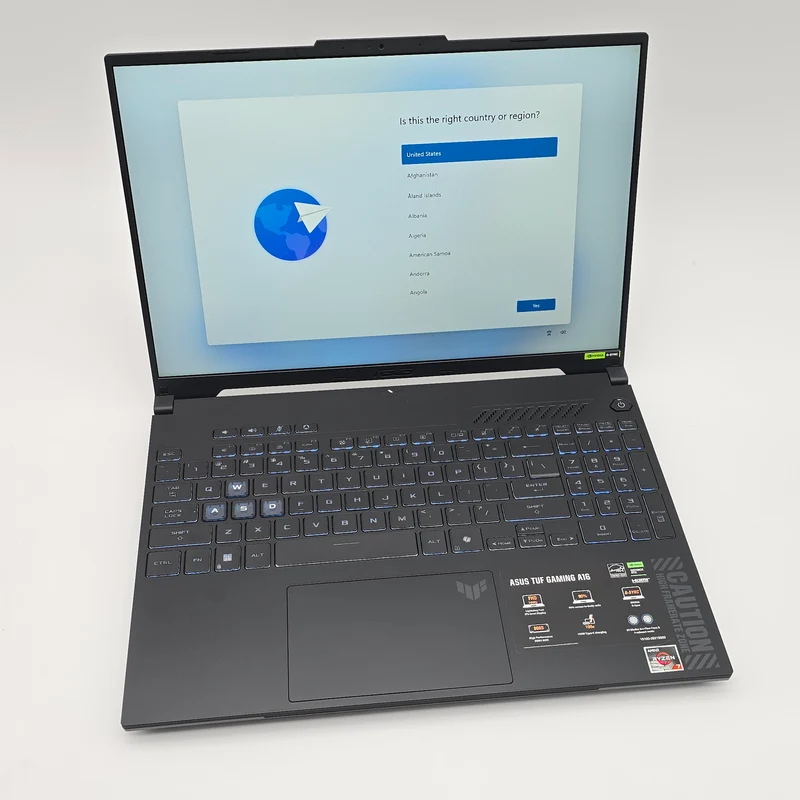 ASUS TUF Gaming A16, RTX 4050, AMD Ryzen 7 7445HS, 32GB DDR5, 750GB NVMe, 16" 1200p 144Hz Gaming Laptop