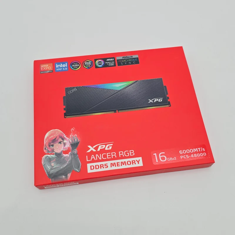 ADATA XPG Lancer RGB 32GB DDR5, 6000MHz, Cl30-40-40, Desktop Gaming Memory RAM (2x16GB)