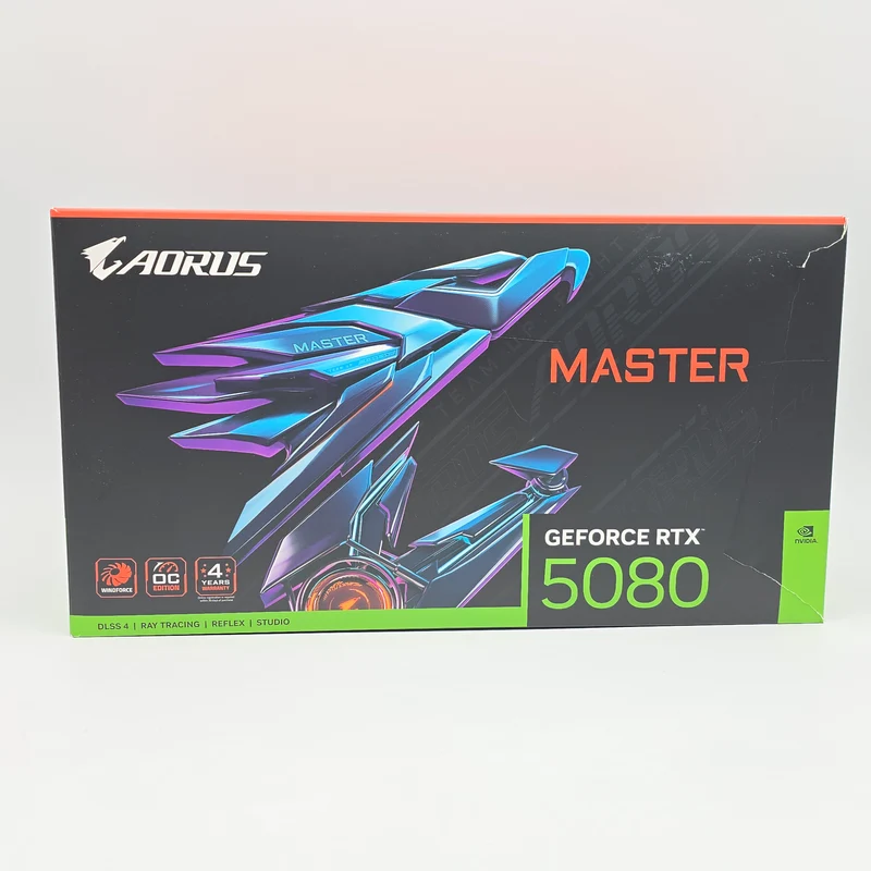 RTX 5080 Gigabyte Aorus Master OC 16GB, NVIDIA Gaming Graphics Card GPU