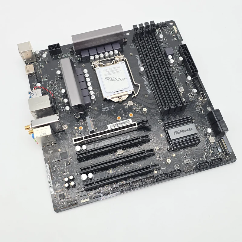ASRock B560M-C, Socket LGA1200, Micro-ATX Desktop Gaming Motherboard