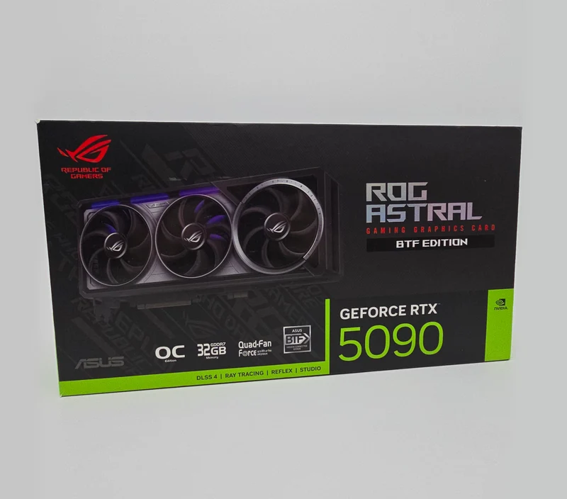 RTX 5090 ASUS ROG Astral BTF edition OC 32GB, NVIDIA Gaming Graphics Card GPU