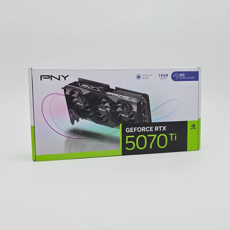 RTX 5070 Ti PNY Triple Fan OC 16GB, NVIDIA Gaming Graphics Card GPU