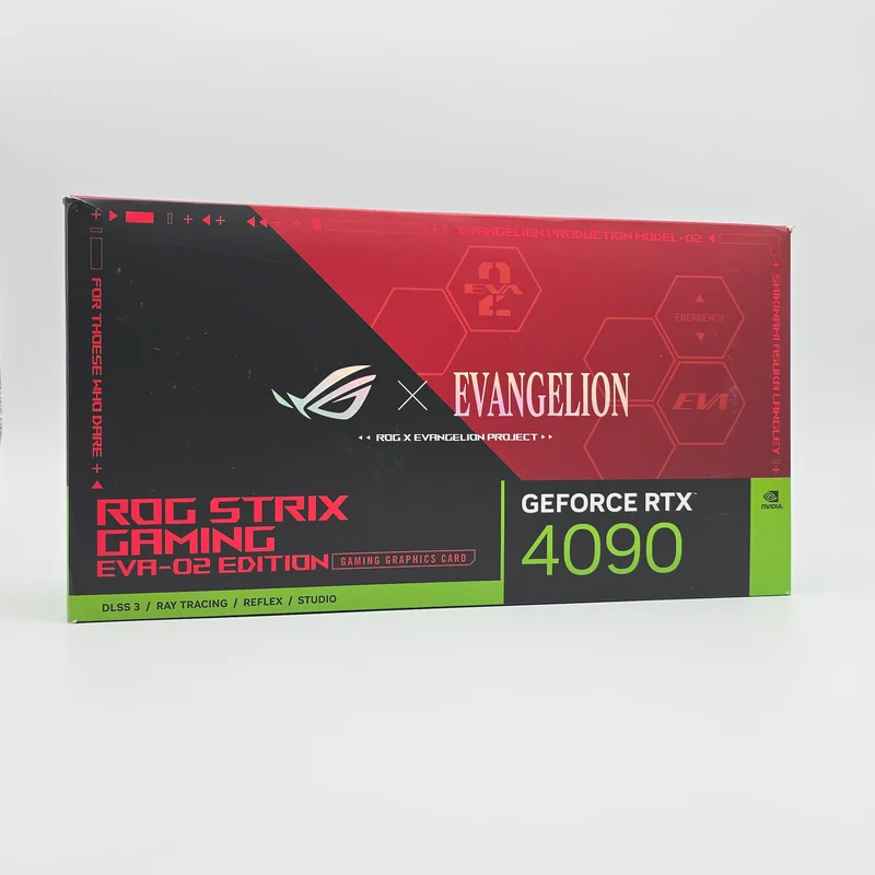 RTX 4090 ASUS ROG STRIX OC 24GB Evangelion EVA-02 Edition, NVIDIA Gaming Graphics Card GPU