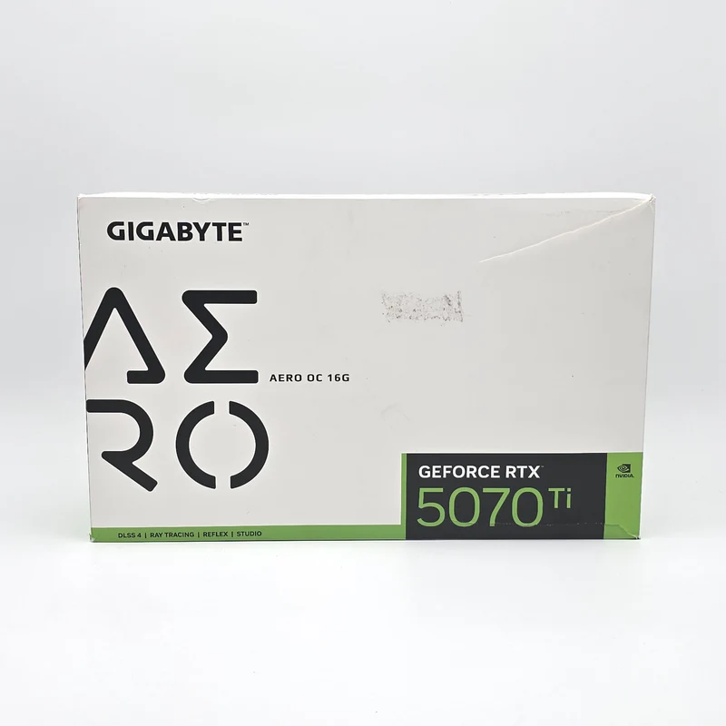 RTX 5070 Ti Gigabyte AERO OC White 16GB, NVIDIA Gaming Graphics Card GPU