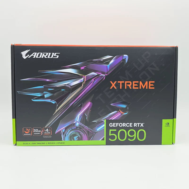 RTX 5090 Gigabyte Aorus Xtreme Waterforce 32GB AIO Liquid Cooled, NVIDIA Gaming Graphics Card GPU