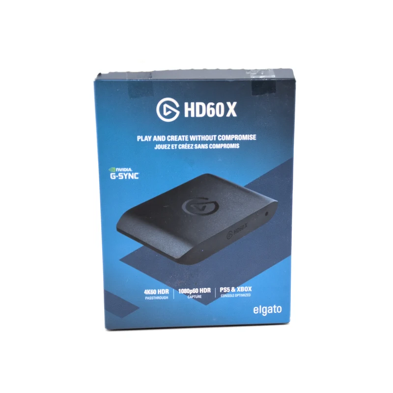 Elgato HD60 X External Capture Card, 1080p60 HDR10, Streaming Capture Card