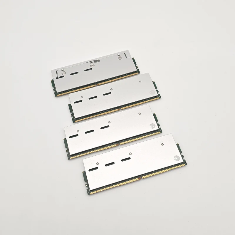 128GB ADATA DDR5 RAM, 4x32GB, 4800MHz ECC RDIMM Desktop Workstation Memory with Silver Bitspower DDR5 Memory Heatsink