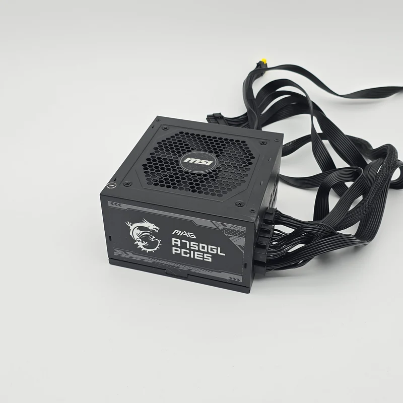MSI MAG A750GL PCIe 5.0 Power Supply PSU for Desktop Gaming PC