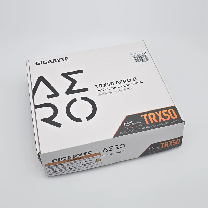 Gigabyte TRX50 AERO D AMD Threadripper Motherboard, Socket sTR5, Workstation Creator Motherboard