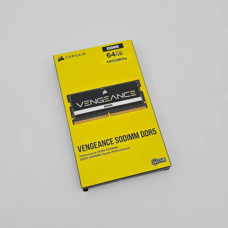 Corsair Vengeance SODIMM DDR5 64GB RAM Upgrade for Laptops, 4800MHz, 2x32GB