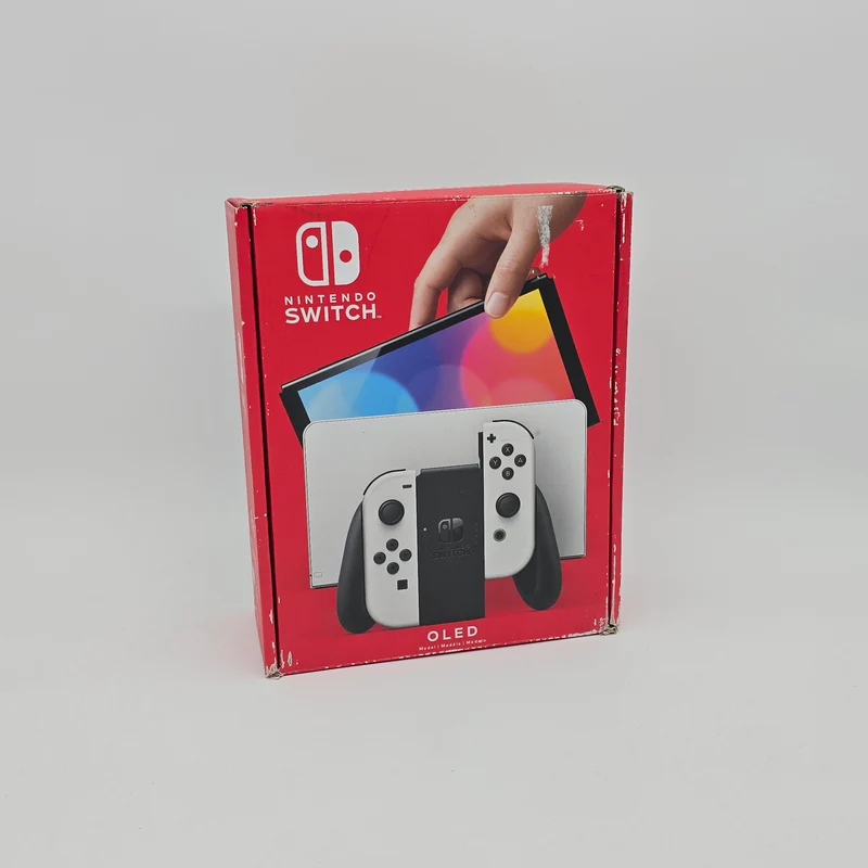 Nintendo Switch OLED White Edition w/ Gray Joycons