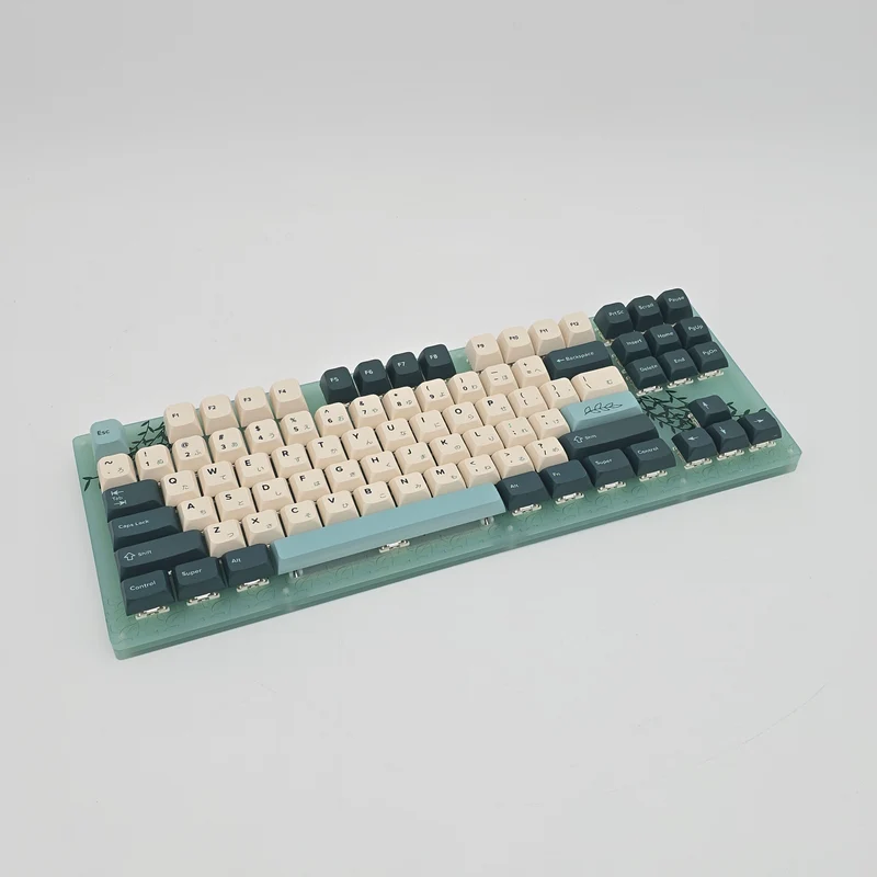 Womier K78 TKL Mechanical Gaming Keyboard Botany Edition, RGB w/ Yellow Switches