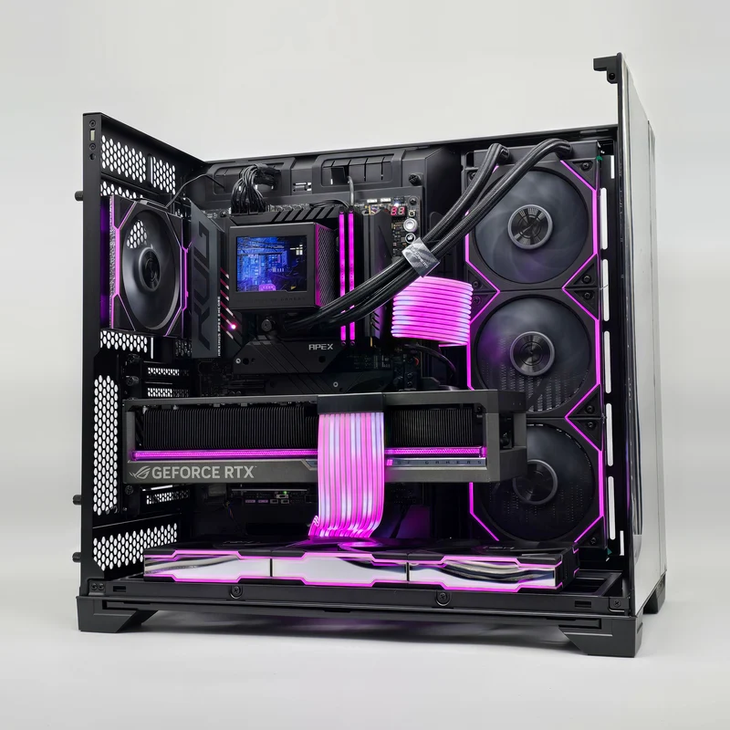 RTX 5080 ASTRAL, i9-14900K, 48GB 8200MHz DDR5, 4TB NVMe, Custom Liquid Cooled ASUS ROG Themed Gaming PC
