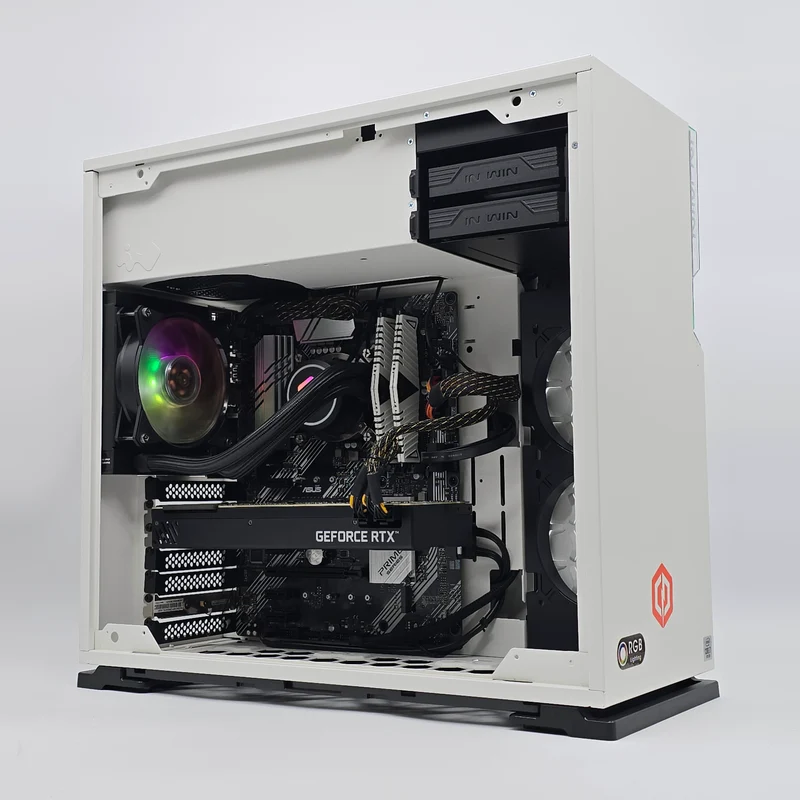 RTX 2080 Super, Intel i7-10700K, 3TB, 16GB DDR4, Custom White Gaming PC