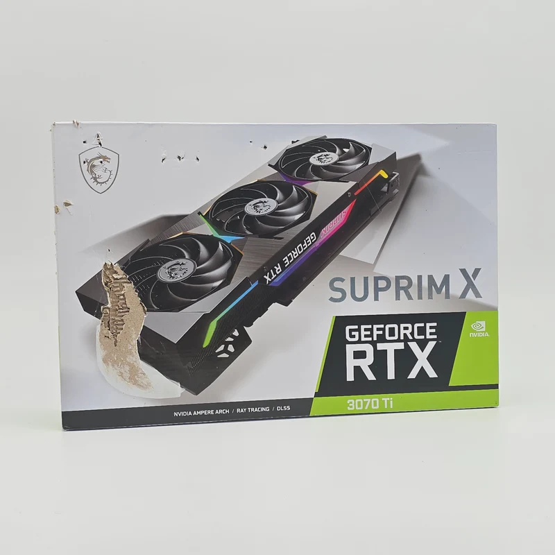 RTX 3070 Ti MSI Suprim X 8GB, NVIDIA Gaming Graphics Card GPU, FOR PARTS/AS IS