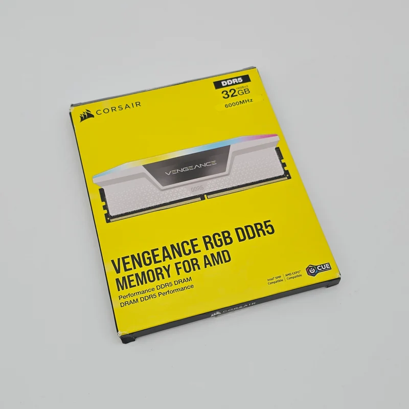 Corsair Vengeance RGB Pro White 32GB DDR5 6000MHz, CL36-44-44-96, 2x16GB Memory Sticks