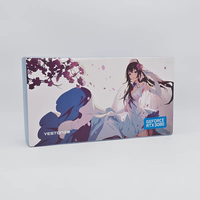 RTX 3080 Yeston Sakura White 10GB, NVIDIA Gaming Graphics Card GPU