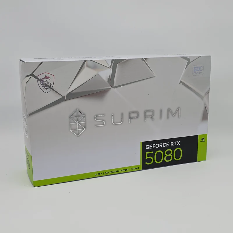RTX 5080 MSI SUPRIM SOC 16GB, NVIDIA Gaming Graphics Card GPU