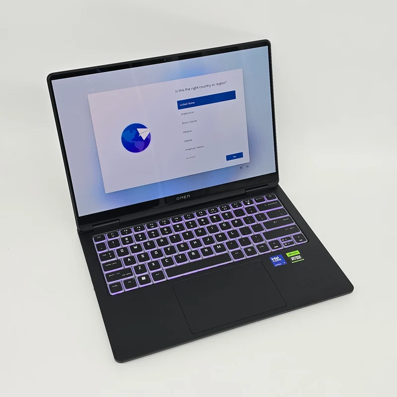 HP Omen Transcend 14 Gaming Laptop, RTX 4060, Intel Ultra 5 155H, 16GB DDR5, OLED 14" 120Hz Screen