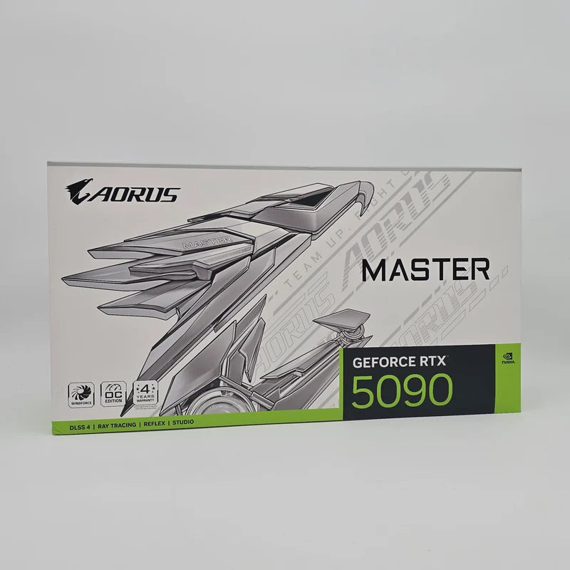 RTX 5090 Gigabyte Aorus Master White 32GB, NVIDIA Gaming Graphics Card GPU