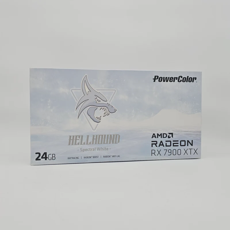 RX 7900 XTX Powercolor Spectral Hellhound White 24GB, AMD Radeon Gaming Graphics Card GPU