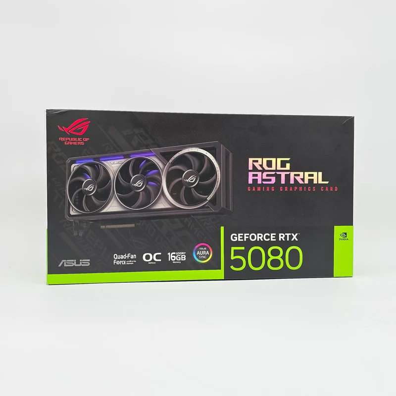 RTX 5080 ASUS ROG ASTRAL OC 16GB, NVIDIA Gaming Graphics Card GPU