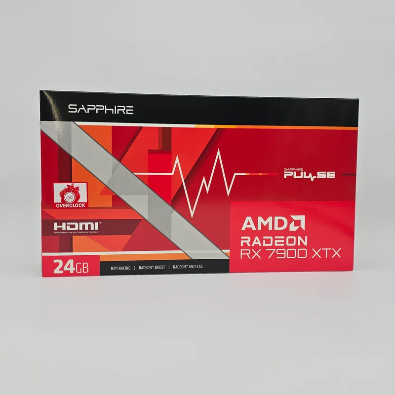 RX 7900XTX SAPPHIRE PULSE OC 24GB, AMD Radeon Gaming Graphics Card GPU