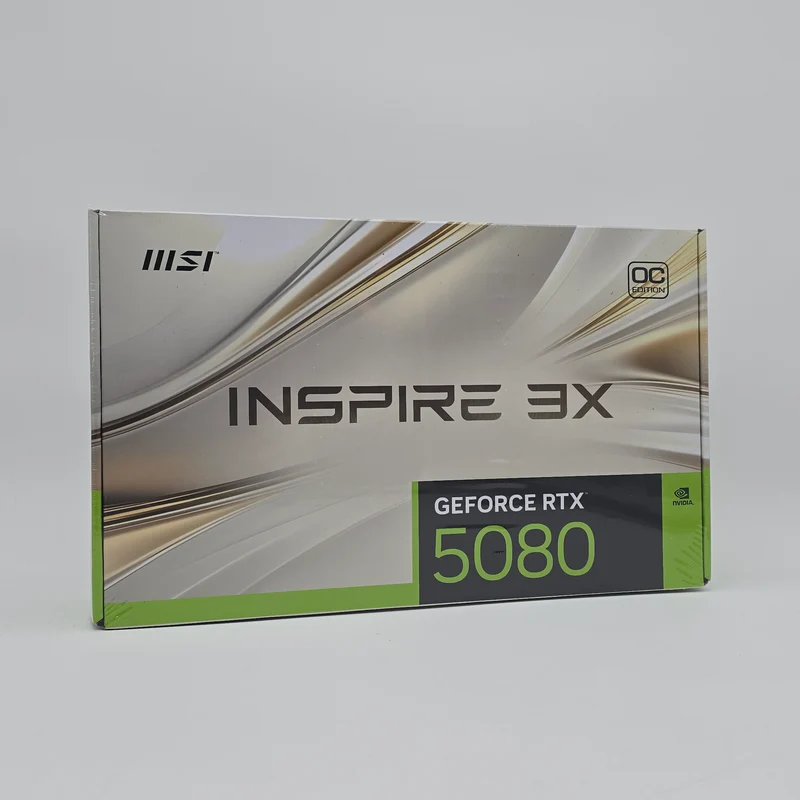 RTX 5080 MSI INSPIRE 3x OC 16GB, NVIDIA Gaming Graphics Card GPU