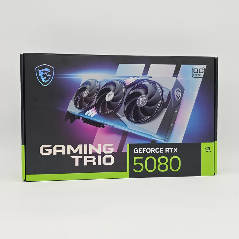 RTX 5080 MSI Gaming Trio OC 16GB, NVIDIA Gaming Graphics Card GPU