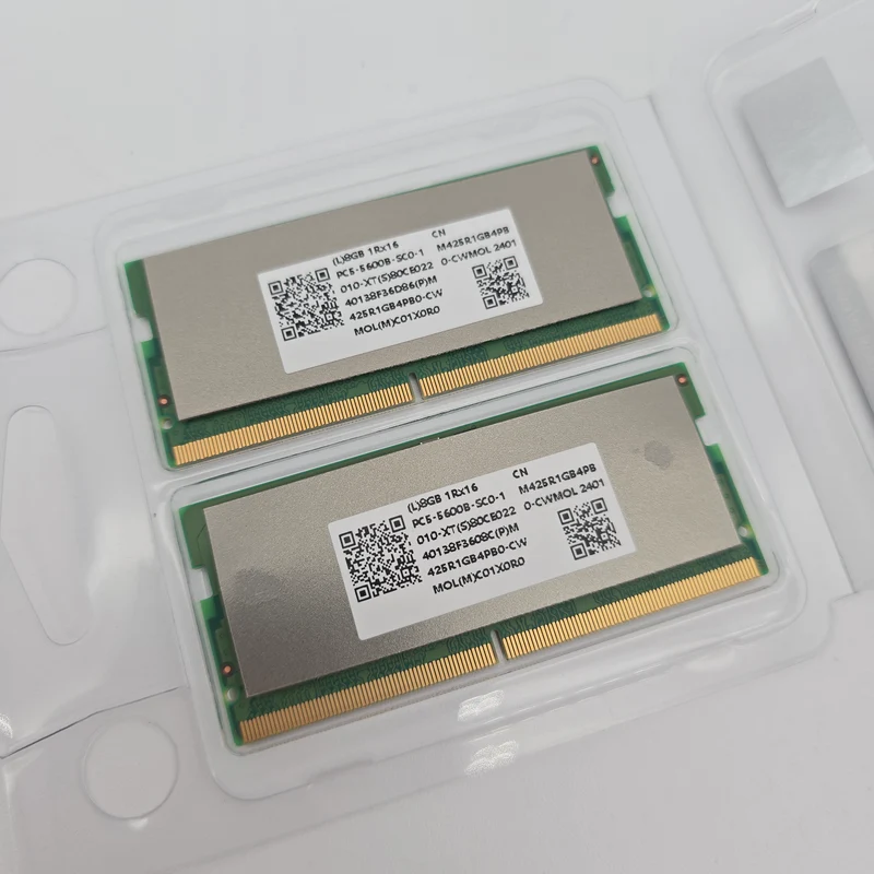 16GB DDR5 SODIMM RAM for Laptop, 2x8GB Sticks, 5600MHz Memory