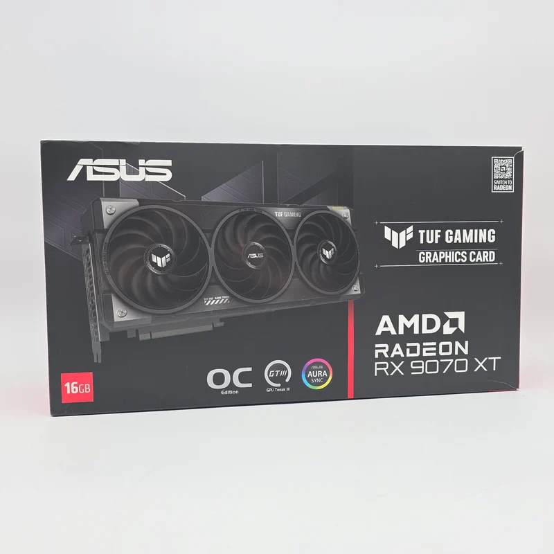 RX 9070 XT ASUS TUF OC 16GB, AMD Radeon Gaming Graphics Card GPU, 9070XT