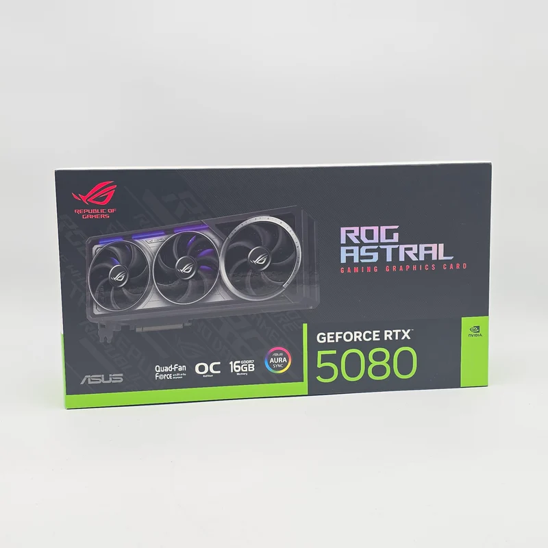 RTX 5080 ASUS ROG ASTRAL OC 16GB, NVIDIA Gaming Graphics Card GPU