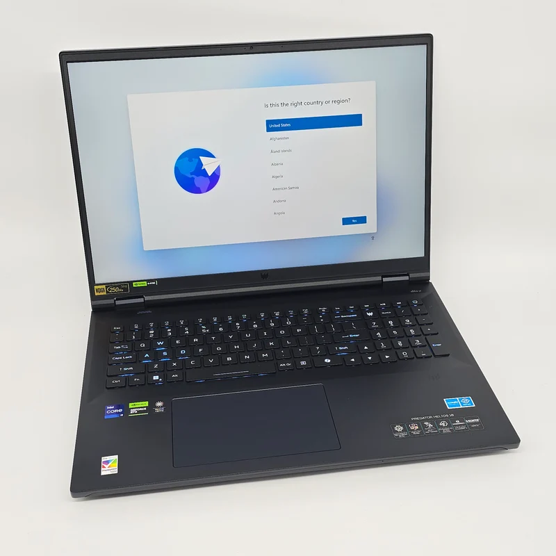Acer Predator Helios 18, RTX 4090, Intel i9-14900HX, 32GB DDR5, 240Hz QHD+ Gaming Laptop