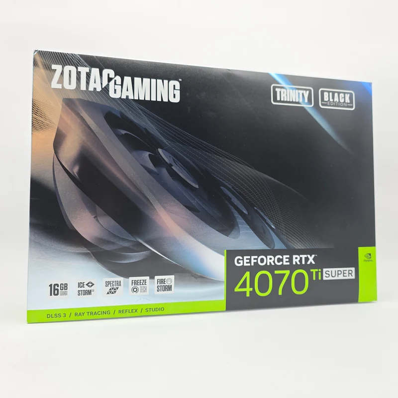 RTX 4070Ti Super Zotac Trinity Black Edition 16GB, NVIDIA Gaming Graphics Card GPU