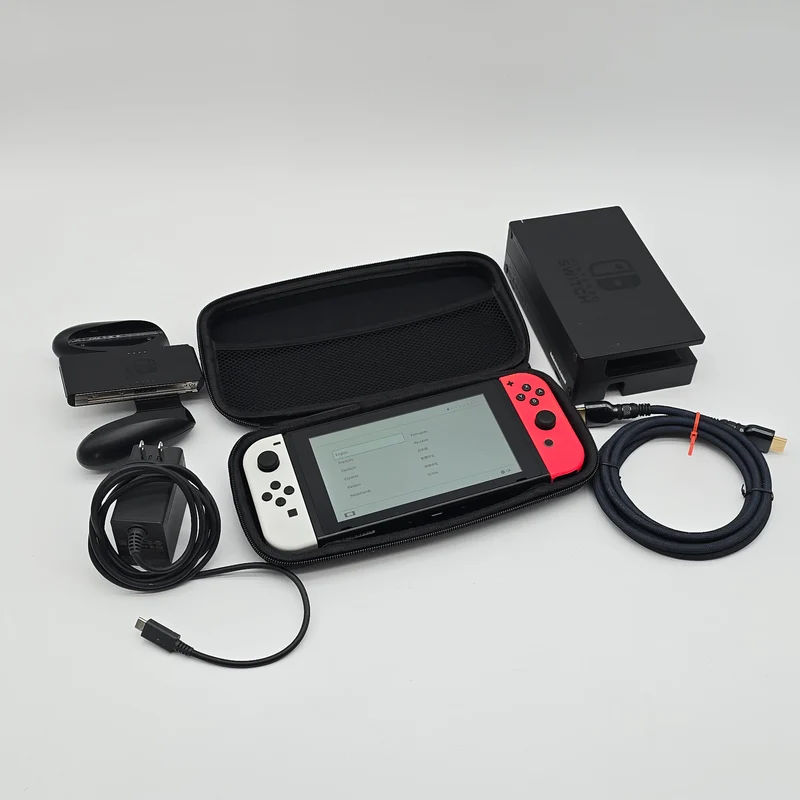 Nintendo Switch LCD w/ 256GB Samsung MicroSD Storage Card